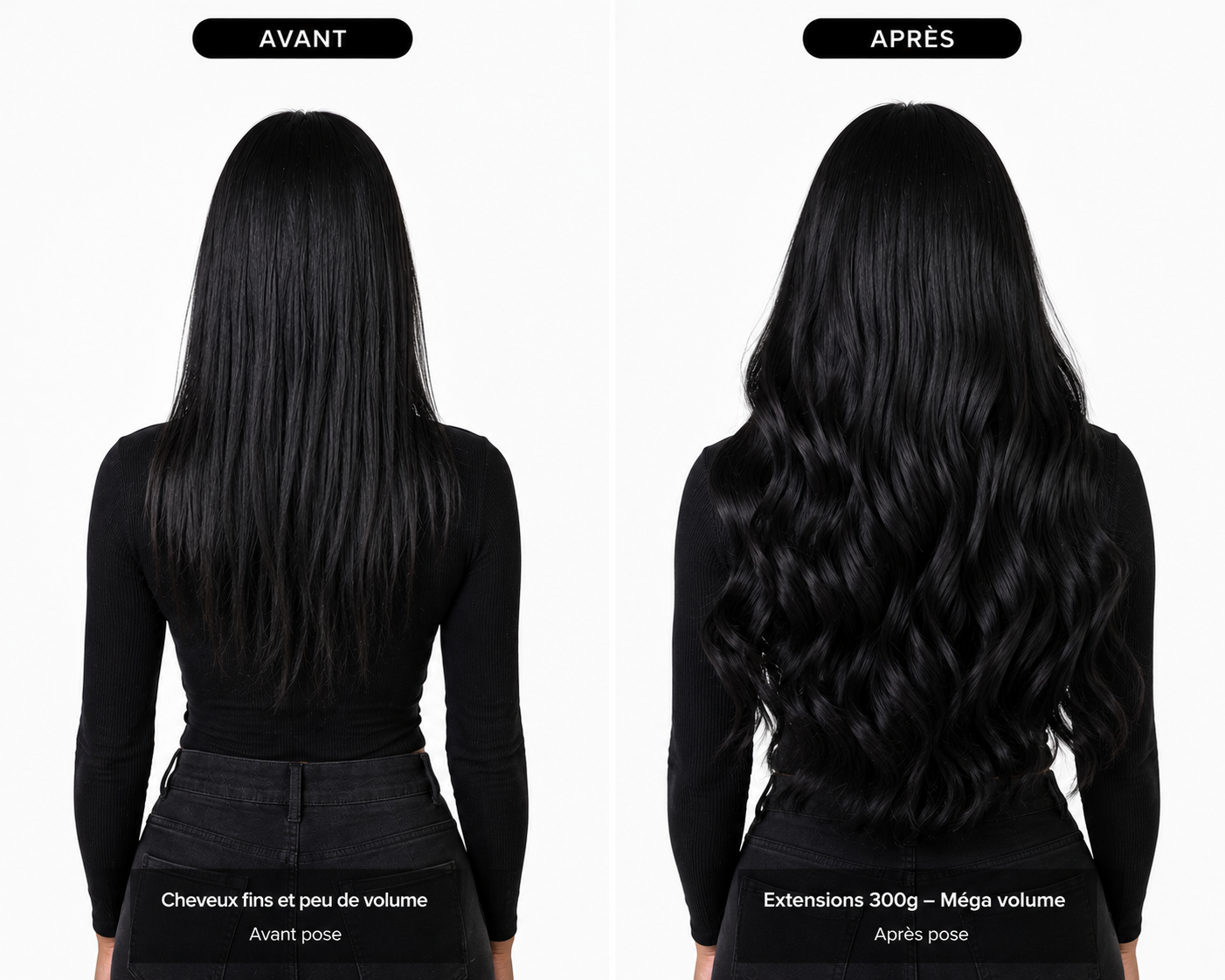 Extension à clips Mega Volume 300g