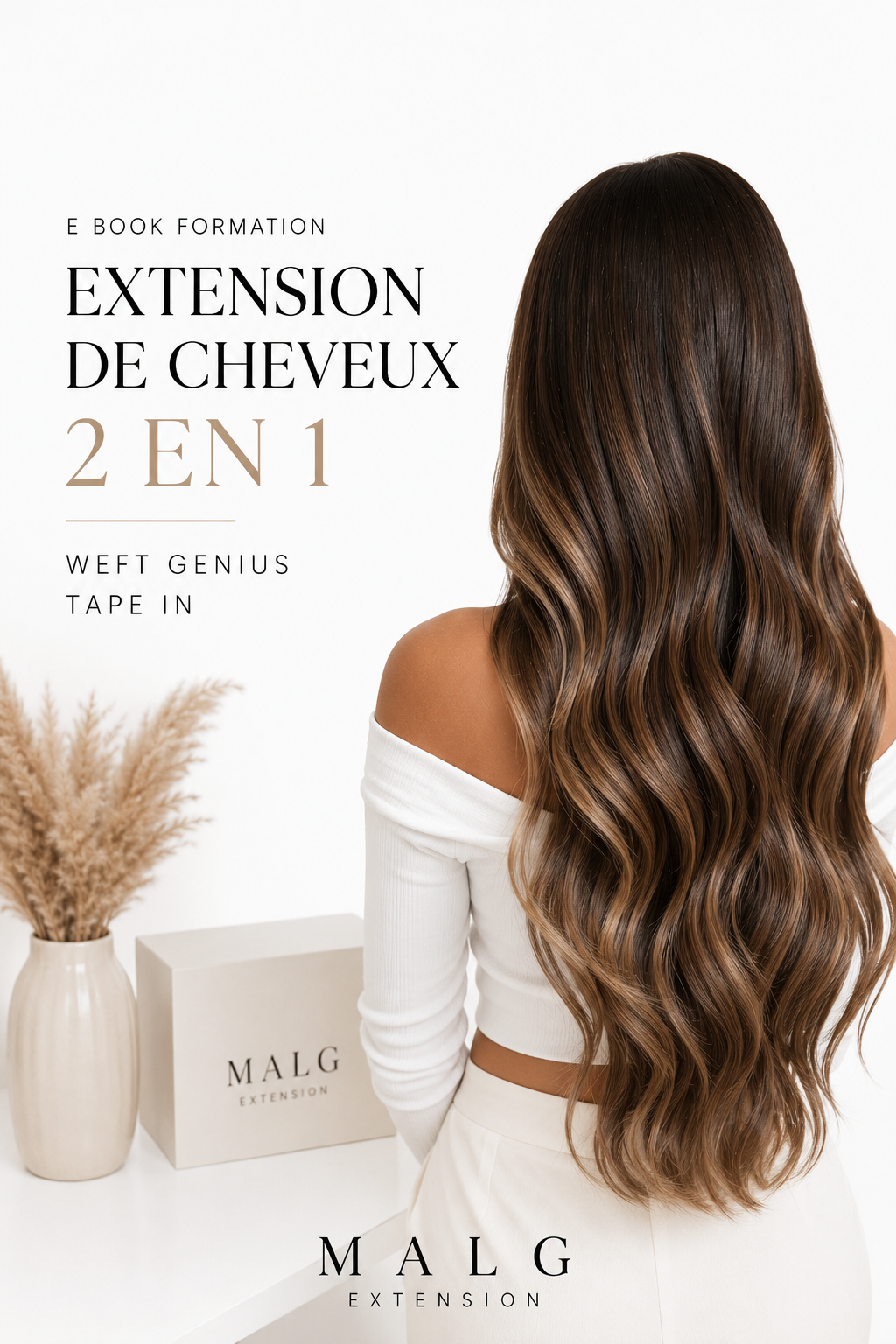 E-book Extension de cheveux 2 en 1
